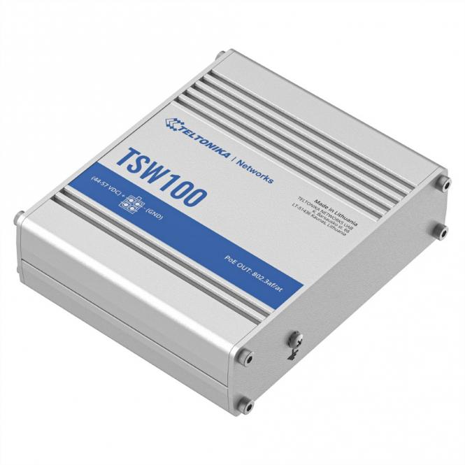TSW100 Industrial Switch Unmanaged PoE+ Gigabit 