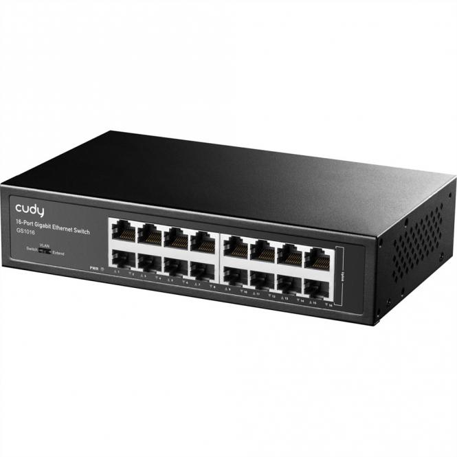 GS1016 16-Port Gigabit Metall Switch 