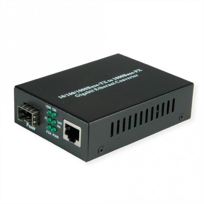 Gigabit Ethernet Konverter, RJ-45 - SFP 