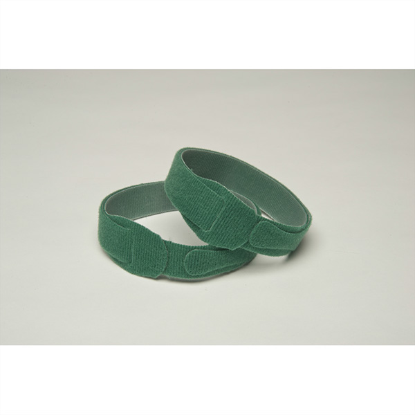 Klettstreifen, wiederverwendbar, für den Garten, 6x 12mm x 38cm, grün 