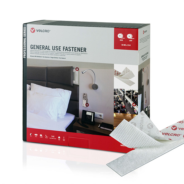 General Use Fastener, Haken- und Flauschband, 5m, 50mm 