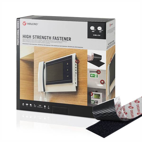 High Strength Fastener, Haken- und Flauschband, 25m, 50mm 