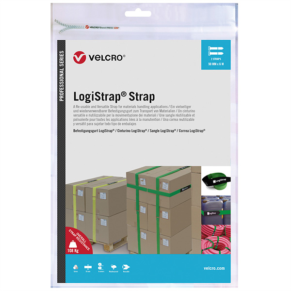 Logistrap® Strap, 50mm x 6m Streifen, 2 Stück, grün 