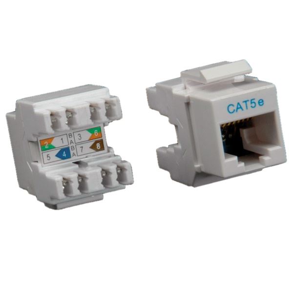 Keystone, Kat. 5e, RJ-45, ungeschirmt 