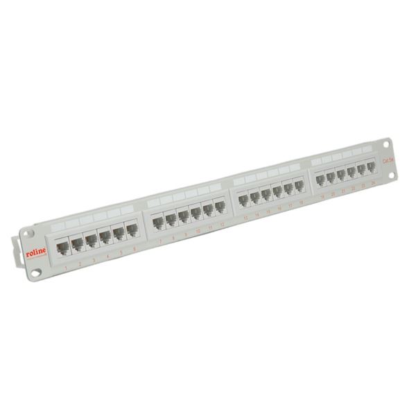 19-Zoll-Panel, Kat. 5e, 24 Ports, UTP 