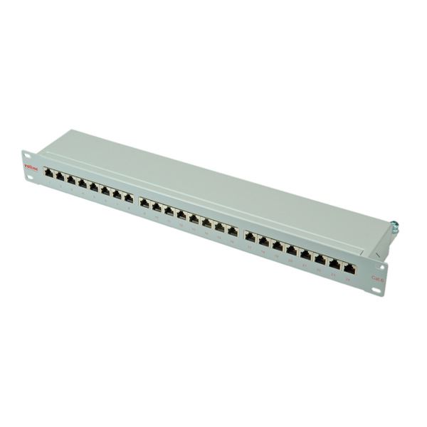 19-Zoll-Patchpanel, Kat. 6/Class E, 24 Ports 
