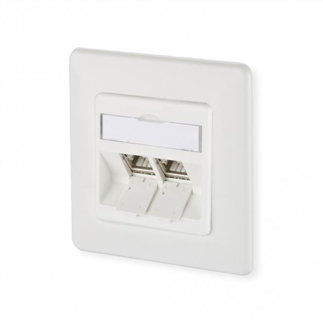 C6Amodul 2 Port 270°M UP reinweiß 