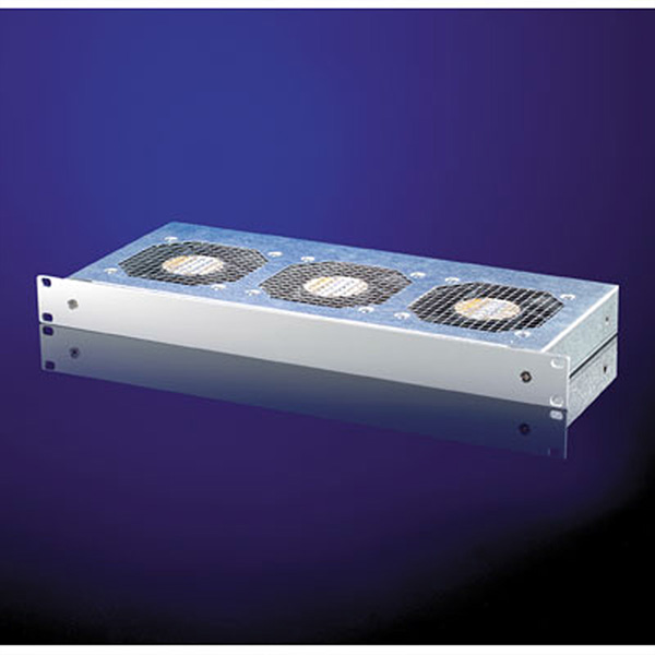 19-Zoll-Umlüfter, 1 HE, inklusive 3 Ventilatoren 