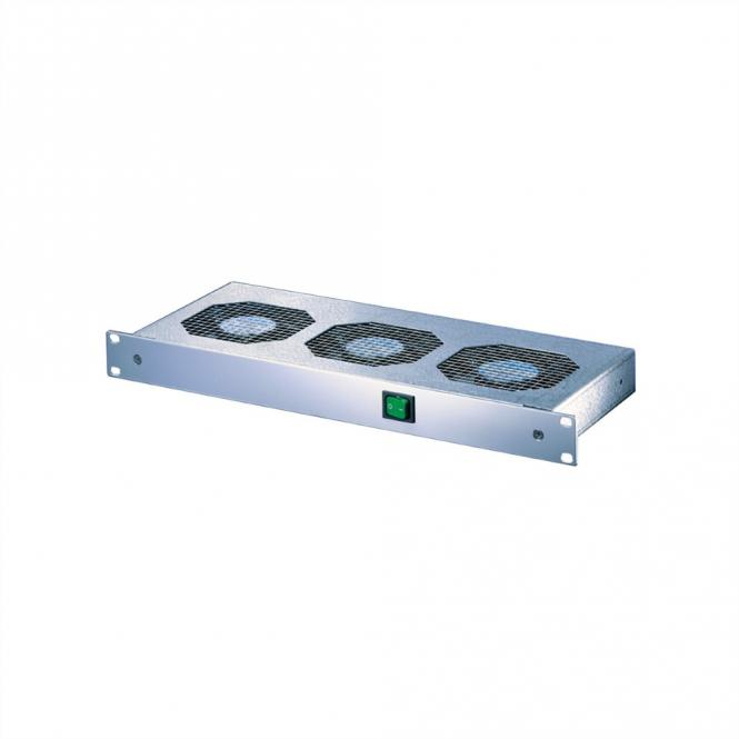 19-Zoll Umlüfter, 3 Ventilatoren, 1 HE, UMLüfter 19-ZollM.SCH. 24V 