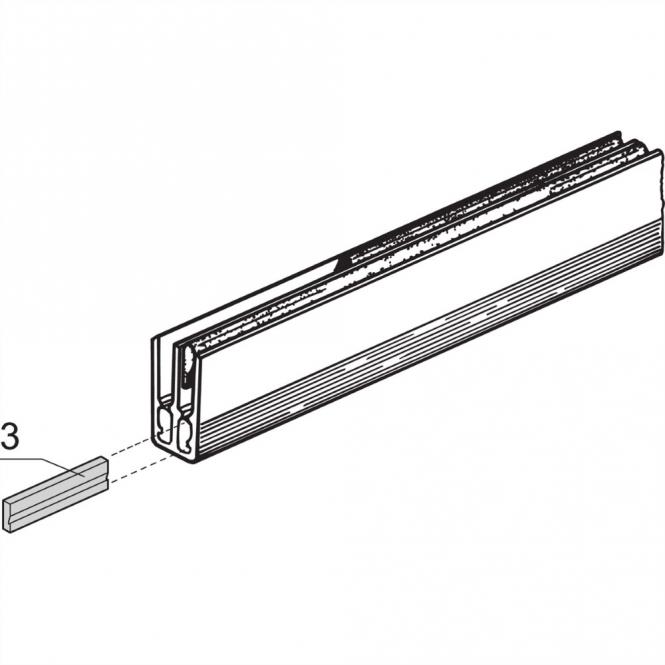 Isolieranschlag für gekürzte Stromschiene 1-, 2-polig, ENDSTUECK Z.FIXIERUNG 10STK 