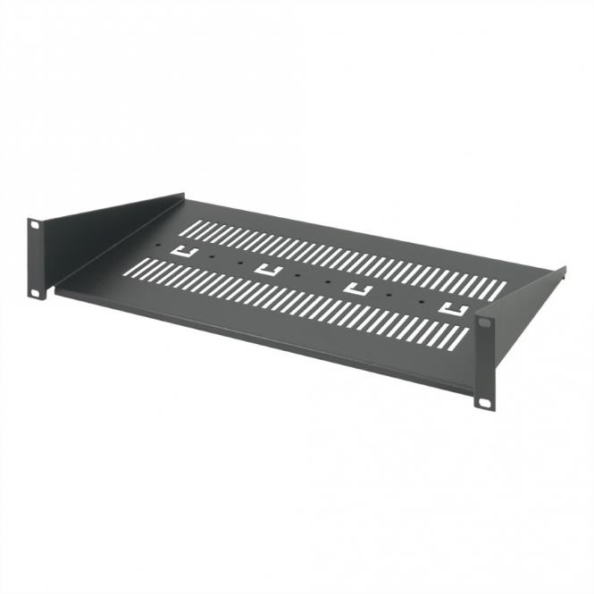 19-Zoll-Geräteträger, 2 HE, RAL 7021 