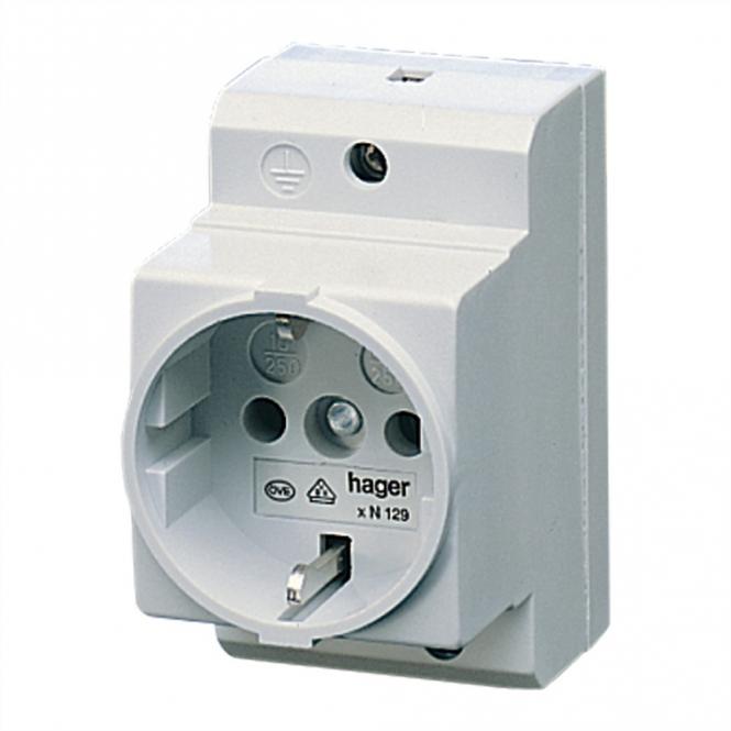 Schutzkontakt-Steckdose 250V,16A, Schutzkontakt 