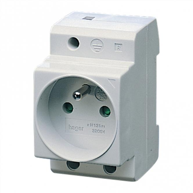 UTE-Steckdose 250V, 16A, Schutzkontakt-STECKDOSE 250V/16A(FR) 