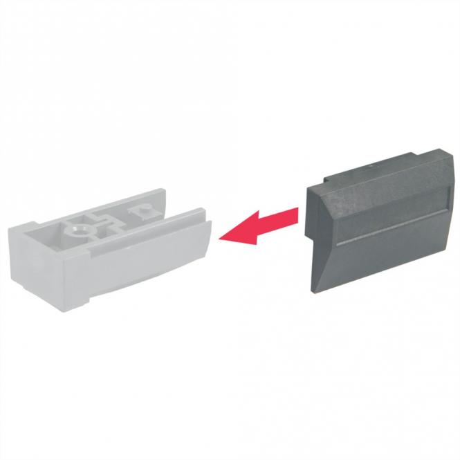 Stapelhilfe/Designelement, RAL 9006 (4STK) 