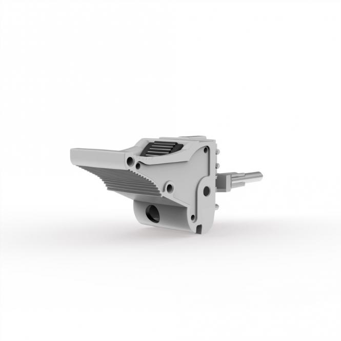 IEL-Griff mit 0,1 Zoll Versatz, IEL-GRIFF UN O GR/SW 100ST 