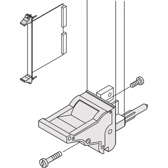 IEL-Griff mit 0,1 Zoll Versatz, IEL-GRIFF OB O GR/SW 100ST 