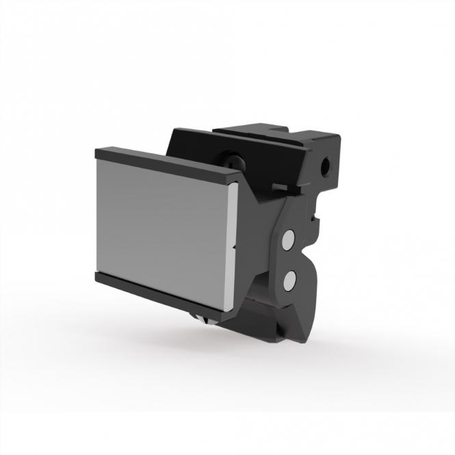 Aushebegriff in Trapezform, Typ 2, LP, RAL9005, 10STK 