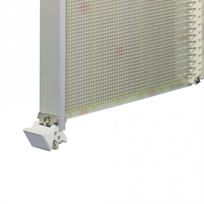 Plug-In Unit Kit avec poignée d'extraction type 2, non blindé, gris, 3 U, 10 HP 