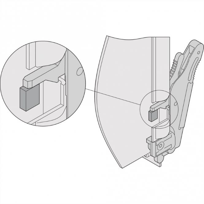 ATCA IEA Poignée, à poussoir 