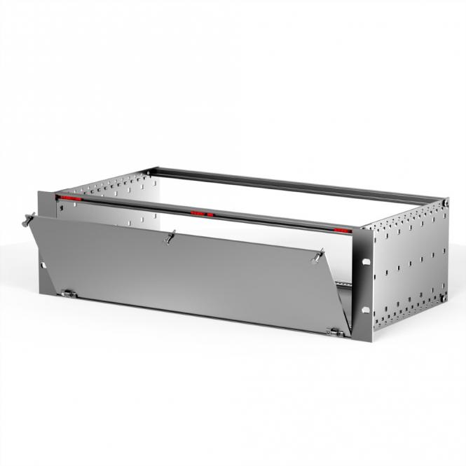 Frontplatte, klappbar, KLAPPB.3HE, 63TE 