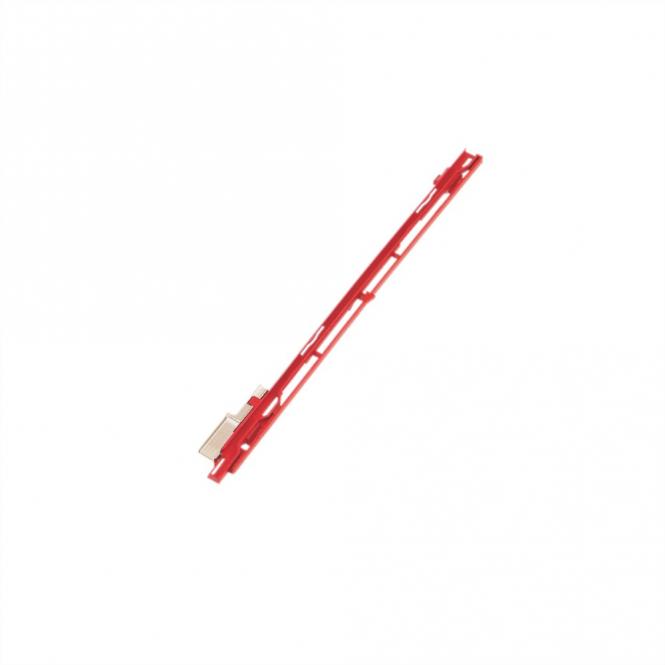 MTCA Rail de guidage, rouge, inférieur, pour modules AMC, 100 pièces 