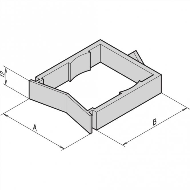 Varistar Oeillet de câble pour élément de profondeur, 38x25mm 