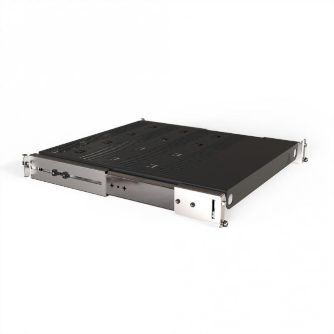 19-Zoll Gestell/Fachboden, ausziehbar, volle Tiefe, 2HE, C=500 