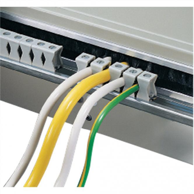 Colliers de serrage pour rail support de câbles 