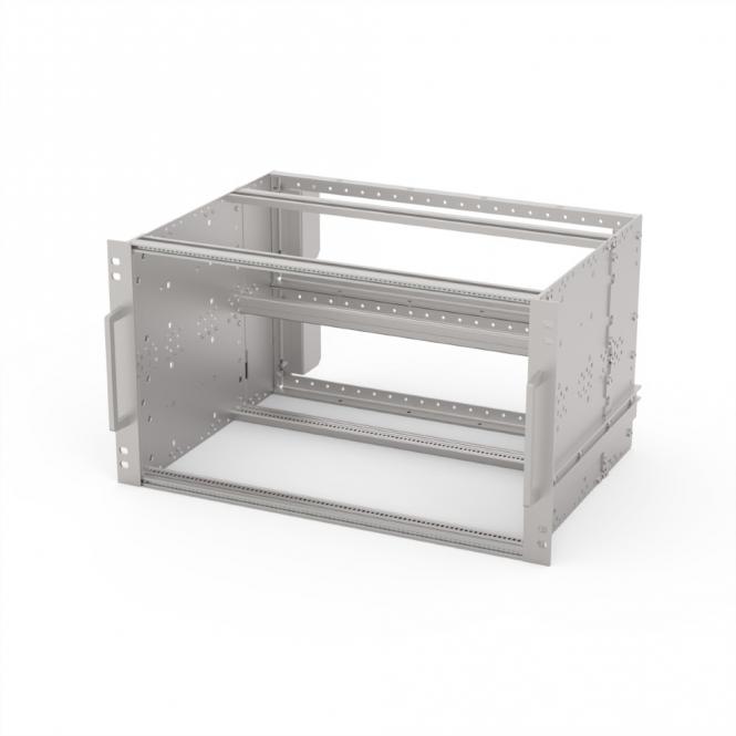 EuropacPRO 19-pouces Kit de bacs à cartes pour le ferroviaire, blindage Retrofit, SNCF, 6 U, 84 CV, 320mm 