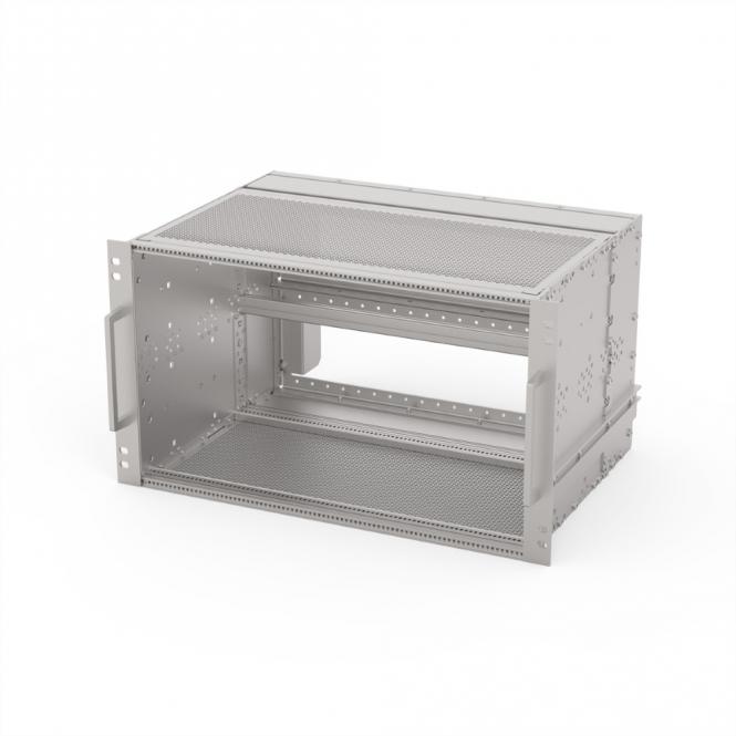 EuropacPRO 19-pouces Kit de bacs à cartes pour le ferroviaire, blindé, SNCF, 6 U, 84 CV, 320mm 