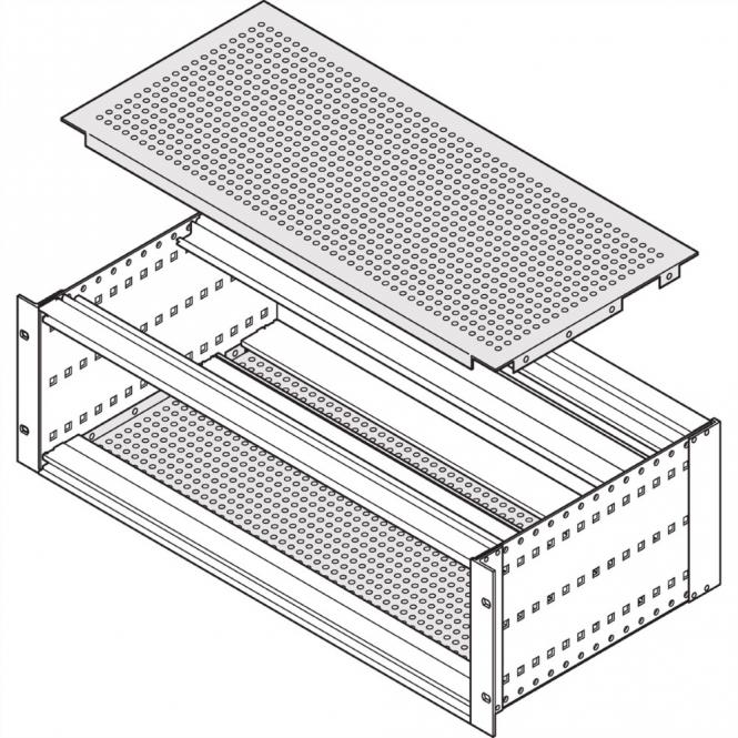 Plaque de recouvrement EuropacPRO pour boulonner le panneau latéral, SNCF, 84 HP, 55mm 