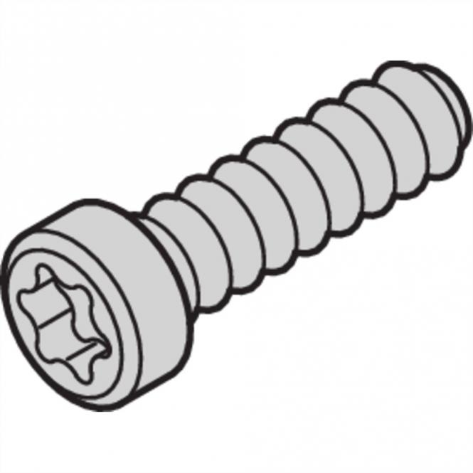 Vis à tête cylindrique de, Torx, autoserrante, M2.5 x 9.3 