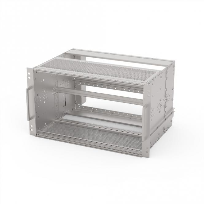 EuropacPRO 19-pouces Subrack Kit pour chemin de fer, blindé, SNCF, CompactPCI, 6 U, 84 HP, 320mm 