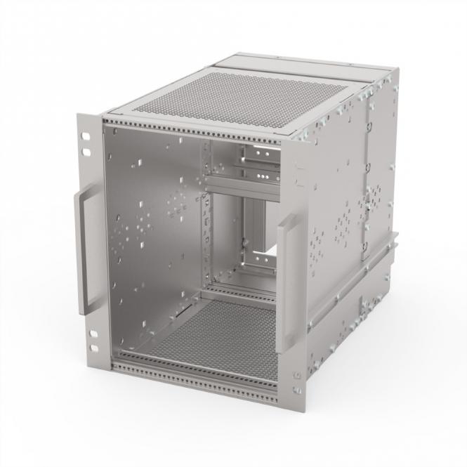 EuropacPRO 19-pouces Kit de bacs à cartes pour le ferroviaire, blindé, SNCF, 6 U, 36 CV, 320mm 