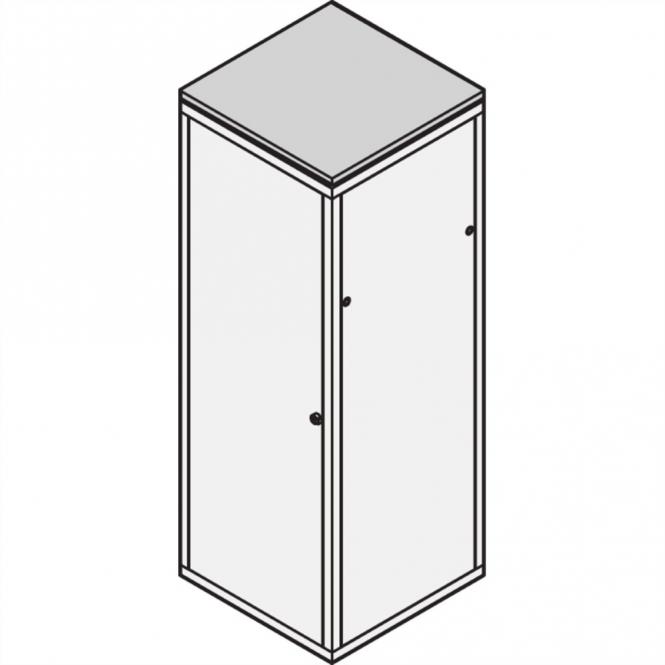 Eurorack Couvercle surélevé, RAL 7021, 600W 800D 