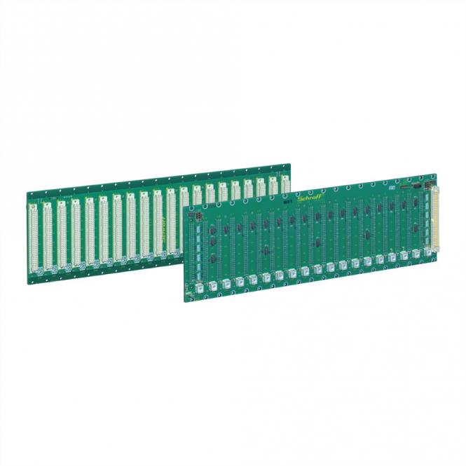 VMEbus J1 Backplane EDC, 3 U, 10 slots 