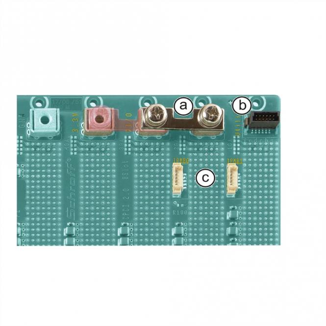 Carte-mère CPCI, Slot Right, 3 U, 4 slots, 64-Bit, 5V VI/O 