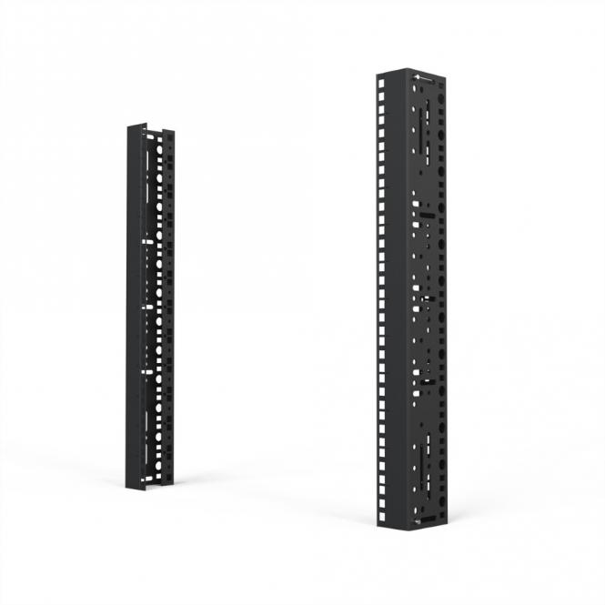 Varistar 19-pouces montage panneau/coulissant, RAL 7021, 550H 