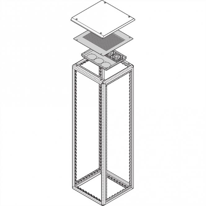 Lüfterdach EMC für 6 Lüfter, LüfterDACH 600, 800, EMC 