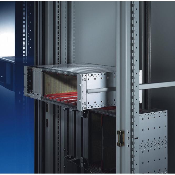 Glissières télescopiques avec profil de guidage pour montage en armoire - C-PROFIL 780T MINIRACK 2ST 