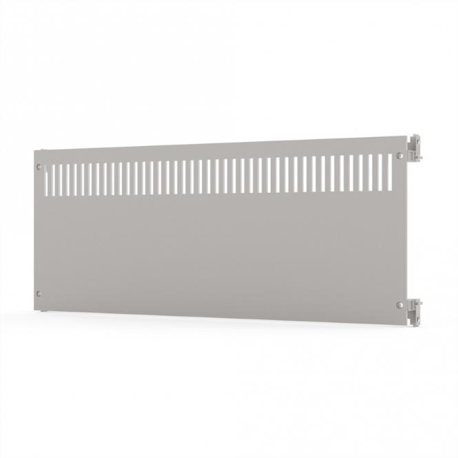 PropacPRO Panneau arrière, pleine largeur, non blindé, avec perforation, 3 U, 63 CV 