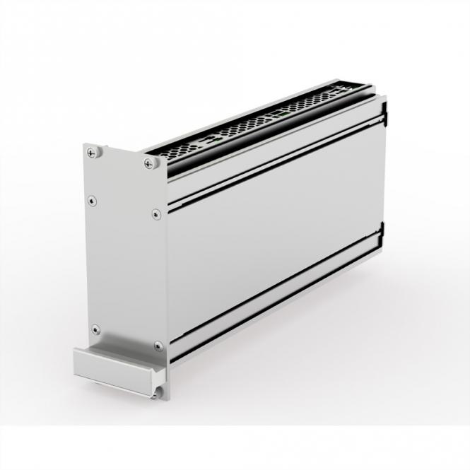 Unité enfichable de type cadre PRO Kit, couvercles perforés, 1 connecteur, 3 U, 10 HP, 227mm 