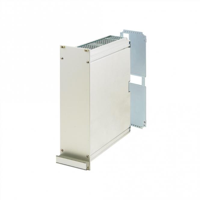 Frame Type Plug-In Unit PRO Kit, Perforated Covers, 1 Connector, 6 U, 21 HP, 227mm 