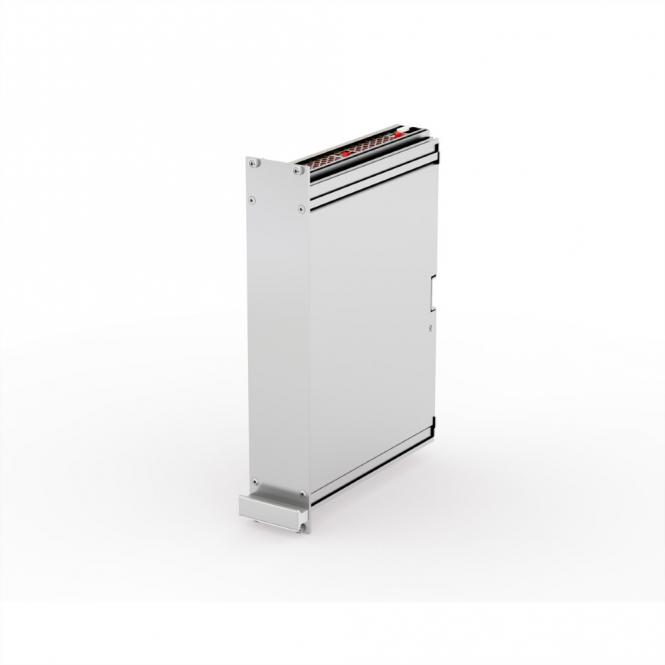 Kit PRO, non blindé, perforé, connecteurs multiples, 6 U, 10 HP, 167mm 