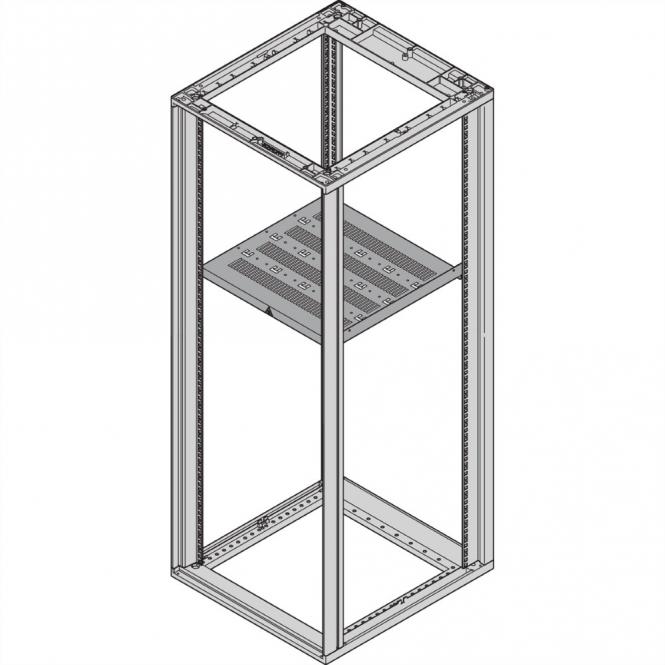 Panneau latéral Novastar pour charges lourdes, RAL 7021, 16 U 500D 