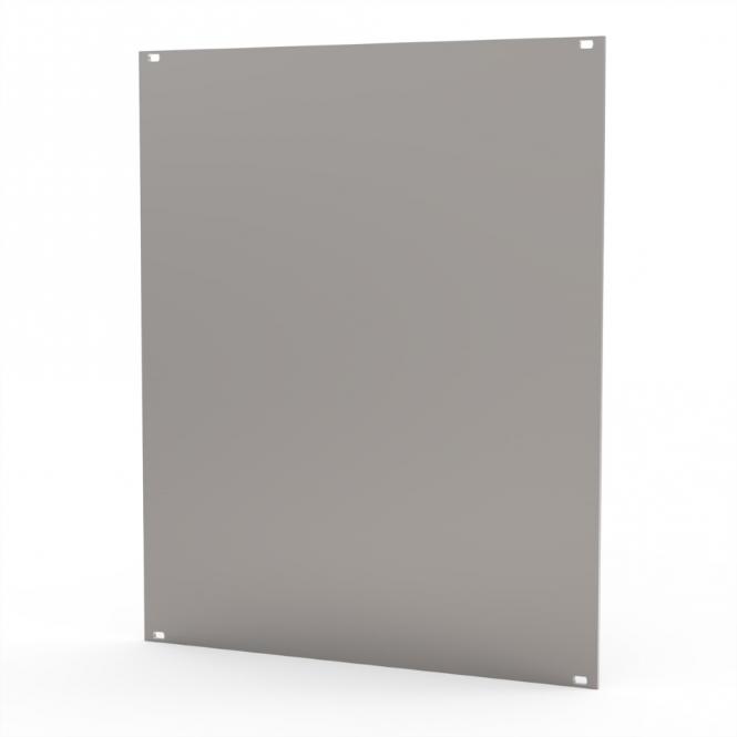 Face avant, non blindée, 6 U, 42 F, 2,5mm, alu, anodisé, bords non traités 