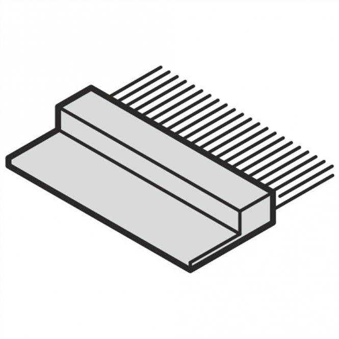 Bürstenleiste für Wandverteiler, BUERSTENLEISTE(A)SELBSTKL.(2) 