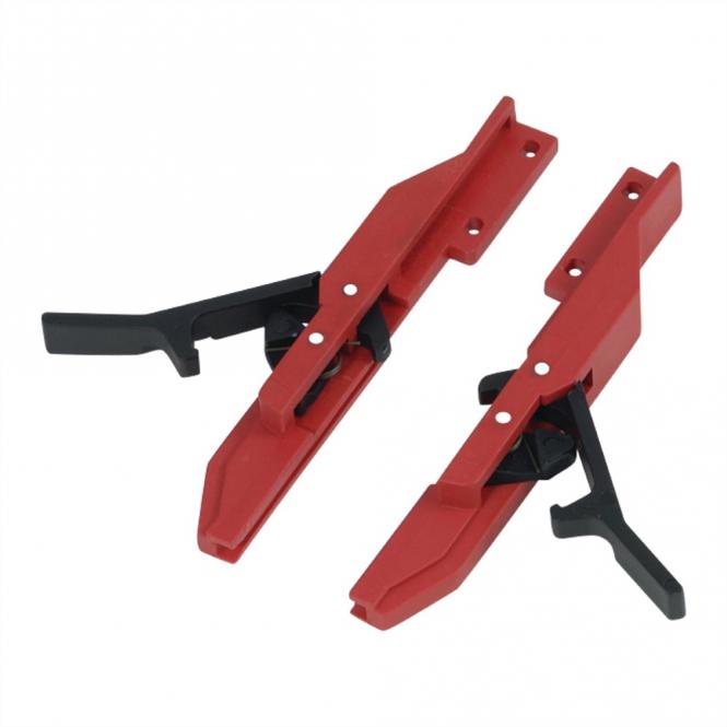 Adaptateur de test Rail de guidage, court, avec levier de verrouillage 