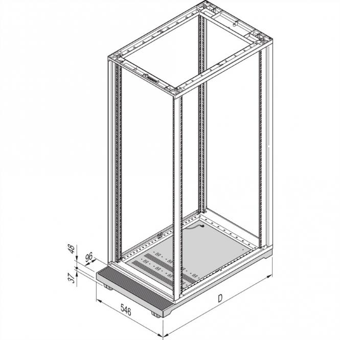 Socle mobile Novastar, 553W 800D 