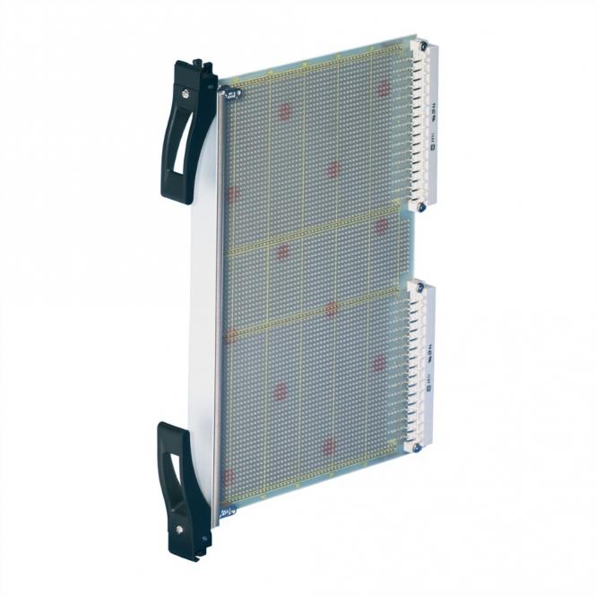 Kit d'unités enfichables avec poignée XL, blindé, noir, 6 U, 8 HP 